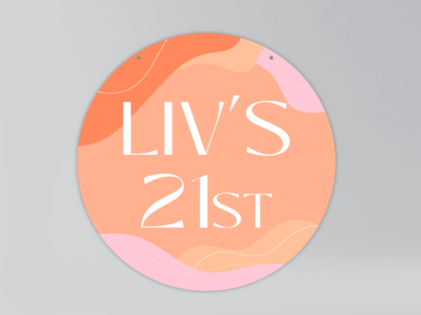 Custom Round Signs