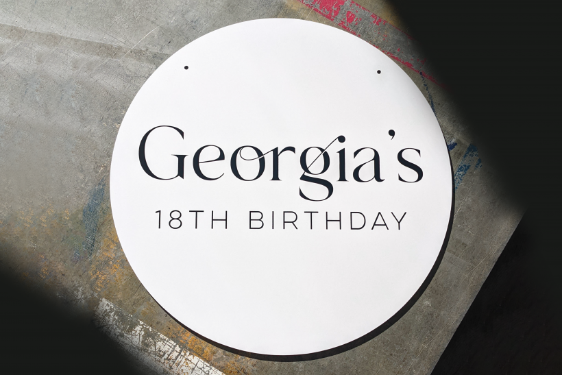 Custom Round Signs